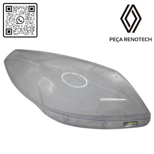 RN 09750R-L 260109750R LENTE DO FAROL DIR. SANDERO 11-13 PISCA CENTRAL - 1